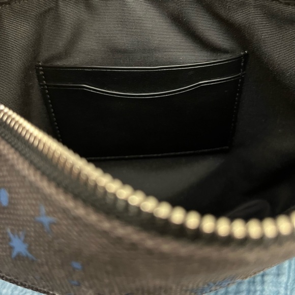 Coach x STAR WARS “May the Force Be With You” Black and Blue Wristlet/Pouch - Picture 7 of 9